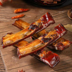 湖南湘西腊排骨工艺真空包装香味传统古法腊肉食用湖南湖南腊肉