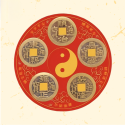 家居饰品五帝冰箱贴