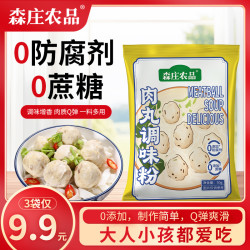 森庄农品 肉丸调味粉50g家用商用调味粉做肉丸子专用粉广东潮汕牛肉猪肉鱼