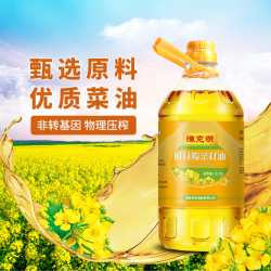 陈克明 低芥酸炒菜菜籽油食用油2.72L*1桶炒菜食用油大桶