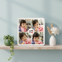 四宫格相框摆台照片定制高级宝宝照儿童精彩瞬间纪念装饰摆件