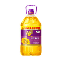 福临门 压榨一级葵花籽油 5.68L/桶