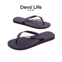 Devo Life DevoLife人字拖女夏外穿防滑平底简约平跟夹脚情侣沙滩拖16578