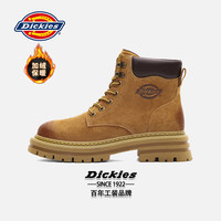 Dickies 夏季透气男女款大黄靴马丁靴工装靴高帮情侣鞋加绒保暖
