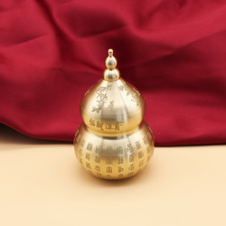 新黄铜福字葫芦带字福禄寿喜百福家用中式客厅摆件家居饰品