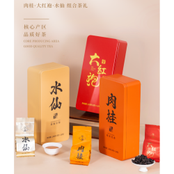 华源茶业 华源武夷大红袍水仙肉桂茶叶礼盒组合