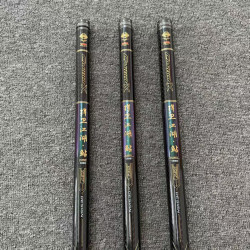 捍卫江湖炮杆逗钓打窝竿传统钓长杆短线轻细10米11米12米13米14米