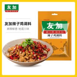 友加 食品辣子鸡调料60g香辣川菜佐料冷吃兔调味料内含酱包干料包