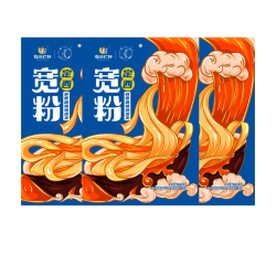 甘肃麻辣烫手擀粉薯豆源定西流汁宽粉速食土豆宽粉带料包290g*3袋