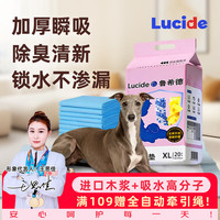鲁希德 宠物尿垫狗狗尿垫尿不湿除臭吸水尿不湿加厚XL码20片(60*90)