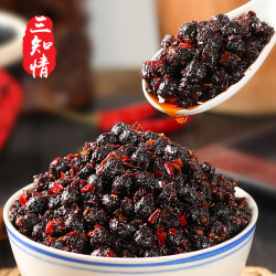 三知情 风味豆豉300克/瓶浏阳特产粒粒皆香蒸鱼食用地道美食