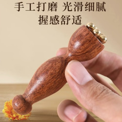 实木面部按摩器脸部美容眼部拨筋棒点穴实用工具
