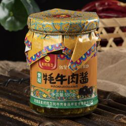 高城鹏飞 青椒牦牛肉酱佐餐下饭180g（2瓶装）拌饭拌面调味酱辣椒酱