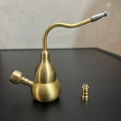 葫芦水容器复古黄铜工艺品摆件创意实用两用型摆饰工艺品