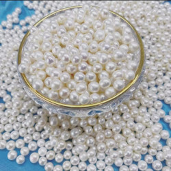 ABS高亮半孔仿珍珠DIY手工制作配件材料
