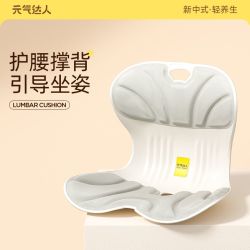 元气达人 人体工学护腰坐姿椅矫正学习办公久坐护腰撑背久坐家用
