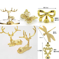 高档合金把手，金色小鹿，金色天鹅，装饰摆件提手系列