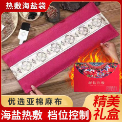 电热海盐粗盐热敷袋（颜色随机）盐袋热敷包电加热加热艾灸家用pd