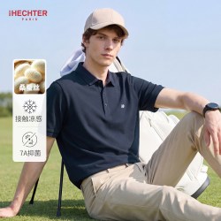 HECHTER 赫仕特男夏新款男装翻领T恤短袖polo衫
