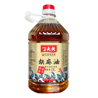 2.5L丁大头纯胡麻油正品；压榨亚麻籽油宁夏小磨油