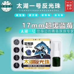 太湖一号反光青鱼珠珠饵硅胶软珠沉水钓鱼饵料蓝莓缓沉大物鱼饵