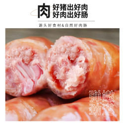 美园 加大美园鲜猪肉烤肠肉含量≥95%火山石地道肠肉肠纯肉