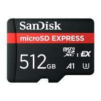闪迪 SDSQXFN-512G-GN4NN 880MB/s读取 512GB microSD Express存储卡