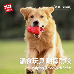 GiGwi 狗狗玩具耐咬磨牙漏食球自嗨解闷宠物玩具益智金毛柯基边牧玩具 益趣小灯泡-M(推荐中小型犬)