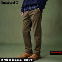 Timberland 男裤子休闲裤春夏新款户外运动锥形弹力修身直筒军绿色工装裤 深橄榄绿色/A6V32302 32