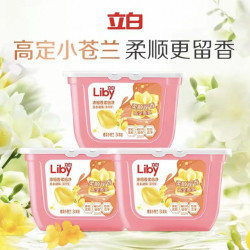 立白 香柔倍净洗衣凝珠 橙花小苍兰 34颗：3盒（102颗）