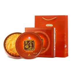 金九月饼 伍仁金腿大月饼 1000g