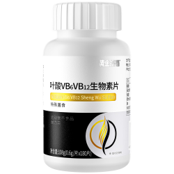 黄金搭档 叶酸维生素B6B12生物素片 180片