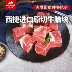 西捷 原切无注水无添加 牛腩块