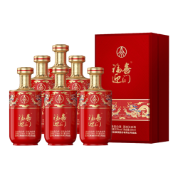臻选红 浓香型白酒 52度 500ml*6瓶