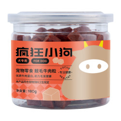 疯狂小狗 狗罐头冻干肉干肉条磨牙棒牛肉粒宠物狗零食升级