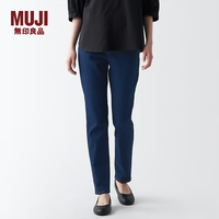 無印良品 MUJI 女式 弹力 牛仔 修身裤 裤子 长裤 休闲裤女装 蓝色
