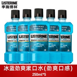李施德林 基础护理系列 冰蓝劲爽漱口水