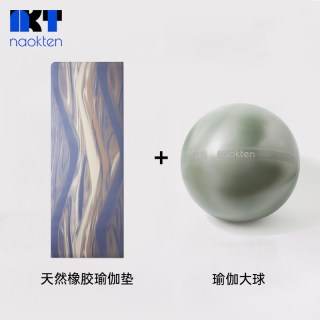 naokten 瑜伽垫 天然橡胶 PU防滑 183cm*61cm*6mm