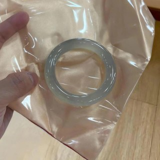 小星娜 缅甸冰透种晴水翡翠玉手镯