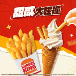 汉堡王 华夫筒薯条组合
