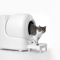 小佩 宠物猫咪智能猫砂盆AI识别猫脸智能防臭猫砂盆 可视自动打包猫厕 猫厕所ULTRA+控砂踏板