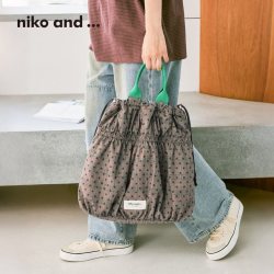 niko and ... 包袋女2026新款学生上课通勤轻便束口单肩包1049521