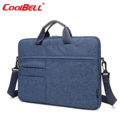 coolbell COOL BELL爆款男手提电脑包大容量公文包超薄苹果笔记本电脑包 CB-2102黑色 13寸