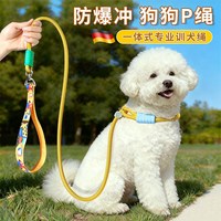 p链p绳狗狗牵引绳遛狗链子防爆冲_长150cm径1cm 适用于大中