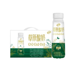 伊利 草原酸奶巴氏杀菌原味酸奶230g*10瓶/箱