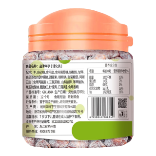 华味亨 盐津半李 160g*1罐 蜜饯果干