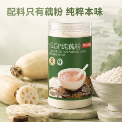 京东京造 低GI纯藕粉国标一级西湖藕粉杭州特产100%纯0糖0脂早餐代餐