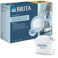 BRITA 碧然德 MAXTRA PRO 多合一滤水器滤芯 12 件装 - 原装 BRITA 补充装可减少自来水中的杂质、氯、农药和水垢 口感更佳