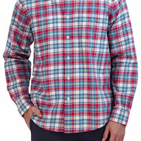Brooks Brothers 布克兄弟 长袖轻质法兰绒运动纽扣衬衫 Multi Plaid 尺码Medium