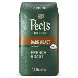 Peet's Coffee 研磨咖啡 深度烘焙 有机法式烘焙 18盎司(约510克)